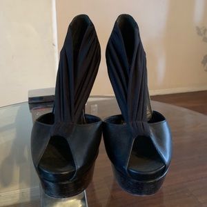Fendi black high heels